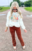 The Bethany Mid Rise Corded Bootcut Denim Jean*
