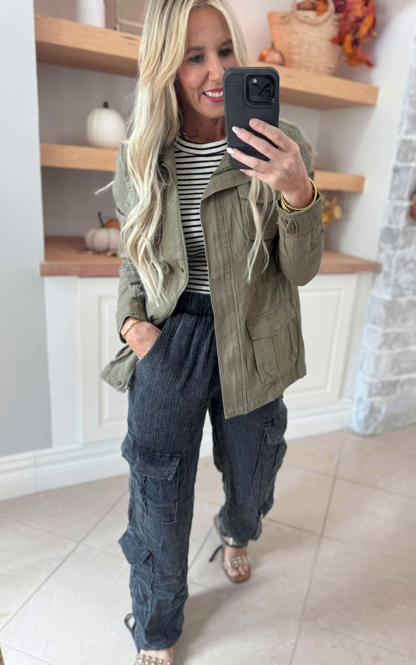 Stripe Sleeveless Tank Top - Final Sale