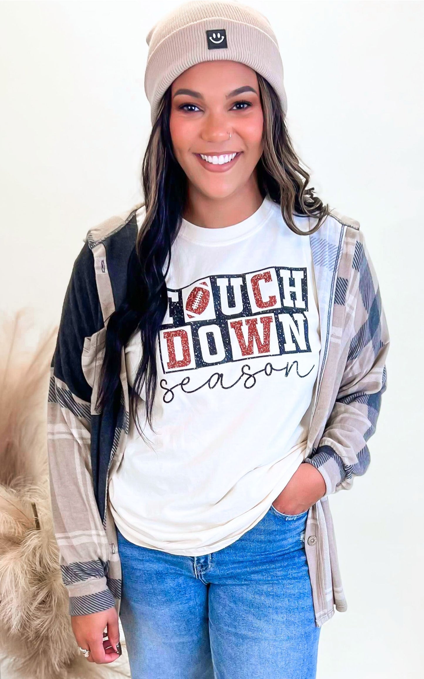Touchdown Season Garment Dyed Graphic T-shirt