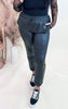 Faux Leather Joggers - Final Sale