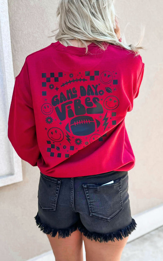 GameDay Vibes Graphic Crewneck Sweatshirt