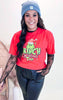 Grinch Christmas Tour Garment Dyed Graphic T-shirt**