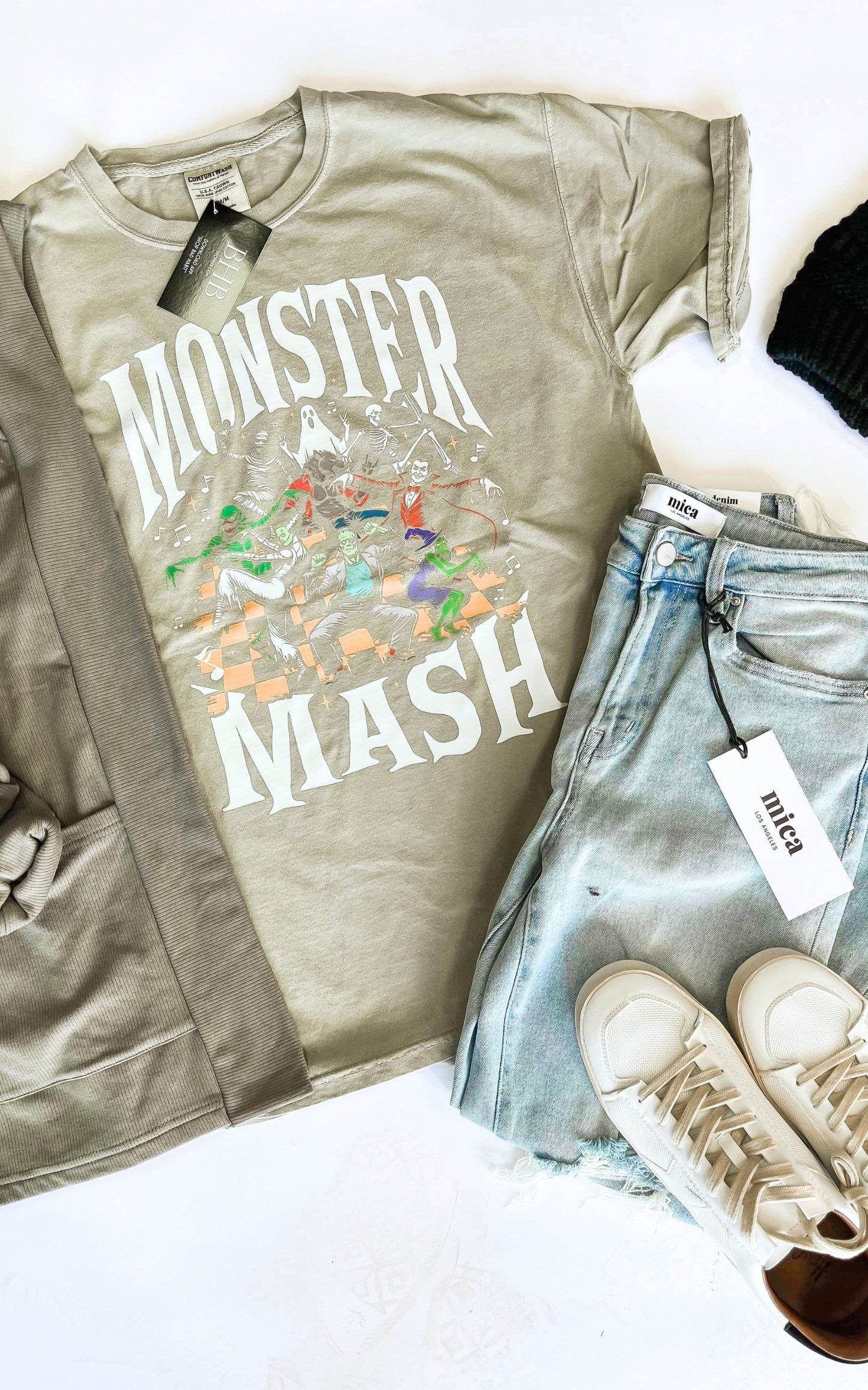 Monster Mash Garment Dyed Graphic T-shirt - FINAL SALE