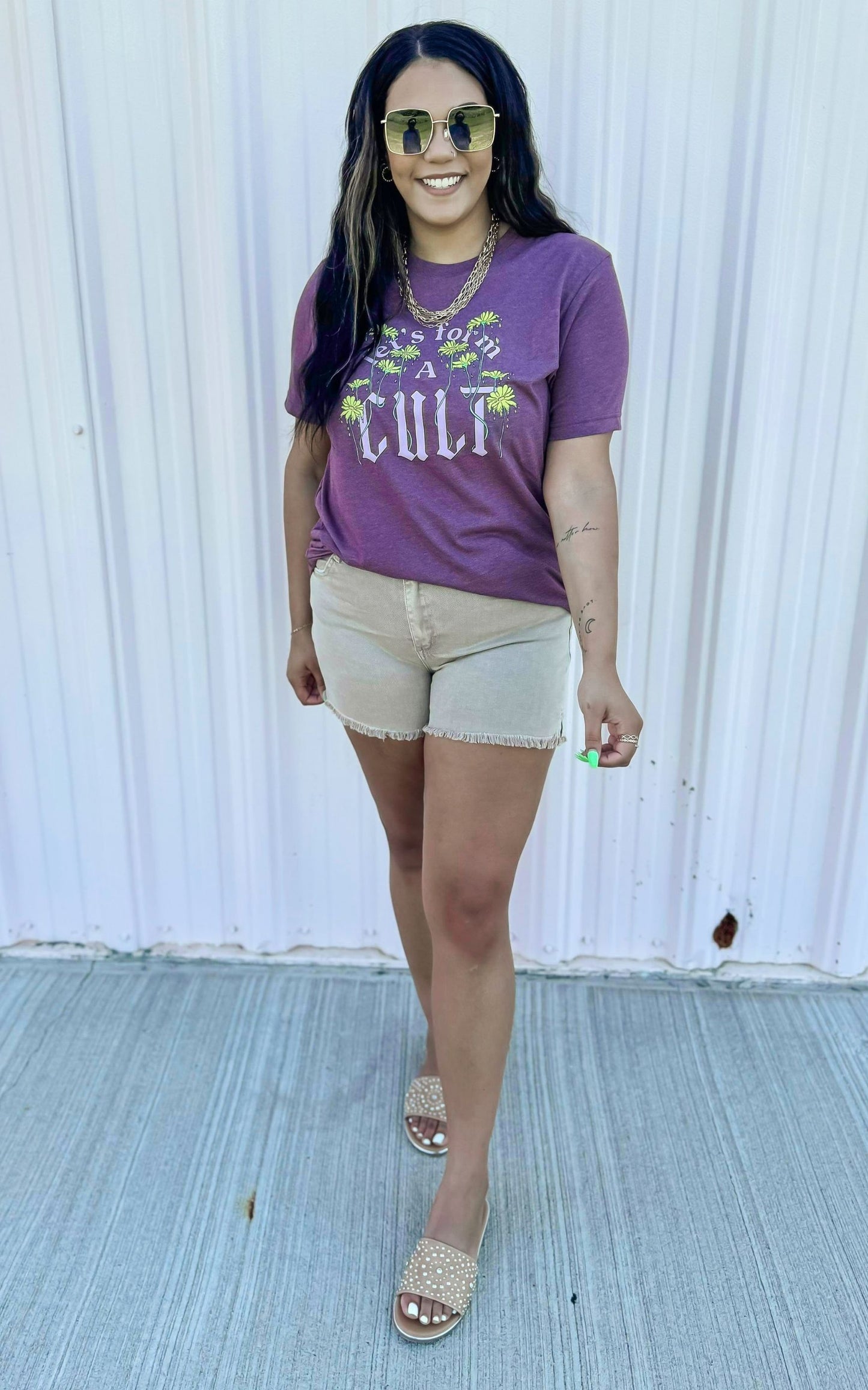 Let's Form a Cult Graphic T-shirt - Final Sale