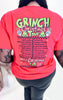 Grinch Christmas Tour Garment Dyed Graphic T-shirt**