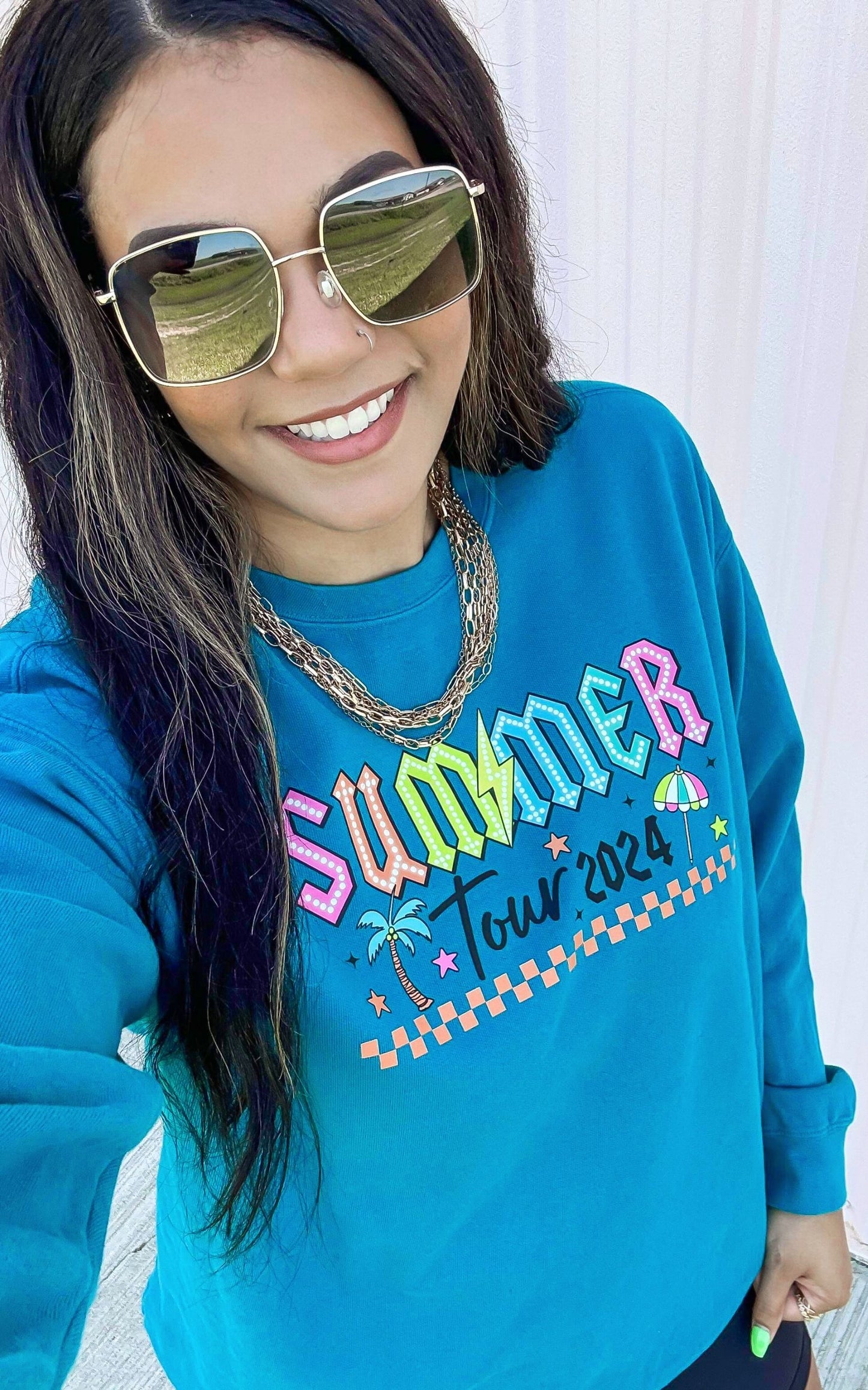 Summer Tour Graphic Sweatshirt | Comfort Colors