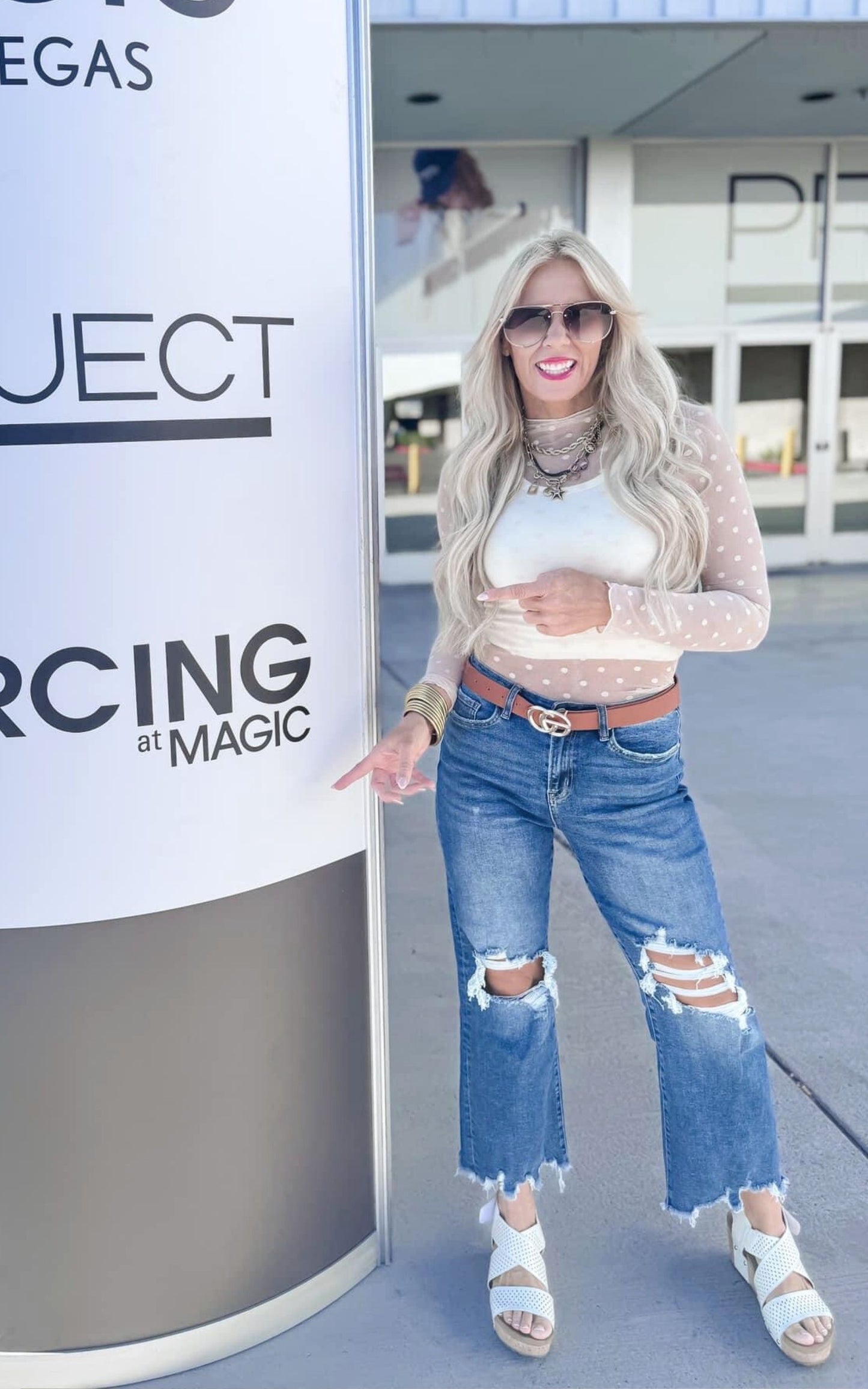 MICA | Millenium Blue 90's Vintage Crop Flare Denim Jeans