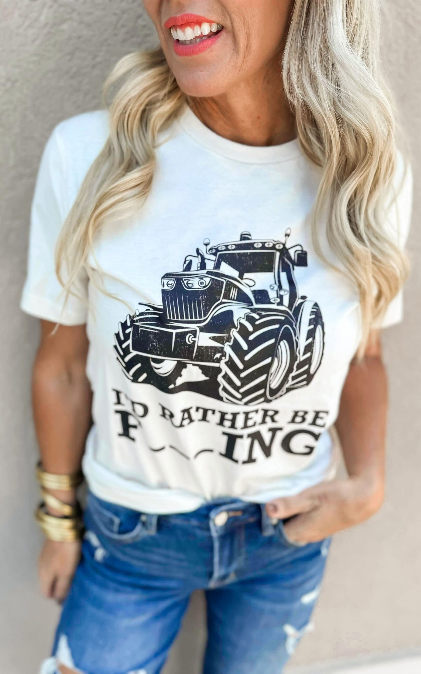 I'd Rather Be F_ _ _ _ ING Graphic T-shirt - Final Sale