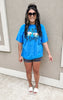 Beach Please Garment Dyed Graphic T-shirt