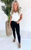 HalaraMagic™ High Waisted Multiple Pockets Stretchy Knit Denim Work 7/8 Leggings** - Final Sale