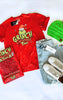 Grinch Christmas Tour Garment Dyed Graphic T-shirt**