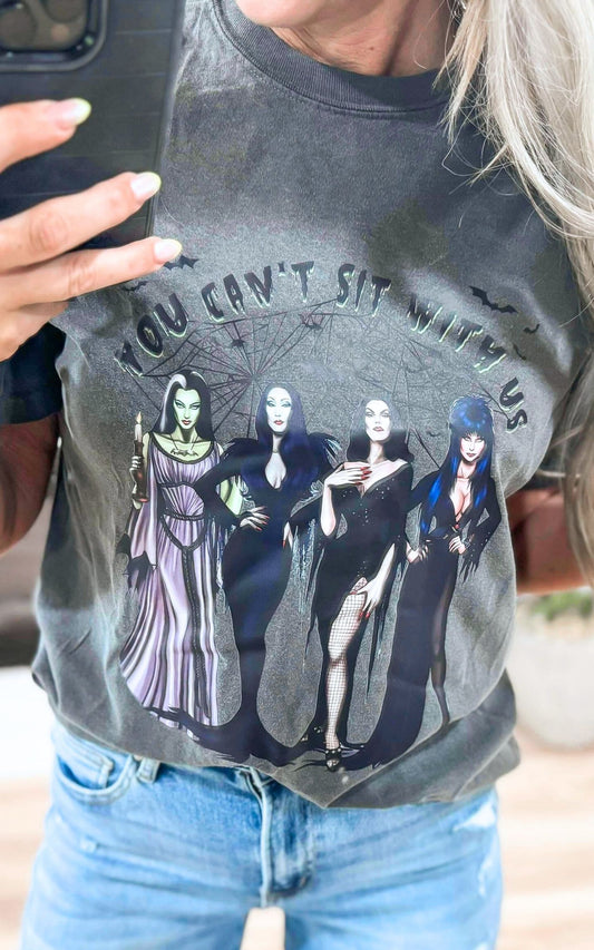 You Can't Sit With Us Garment Dyed Graphic T-shirt