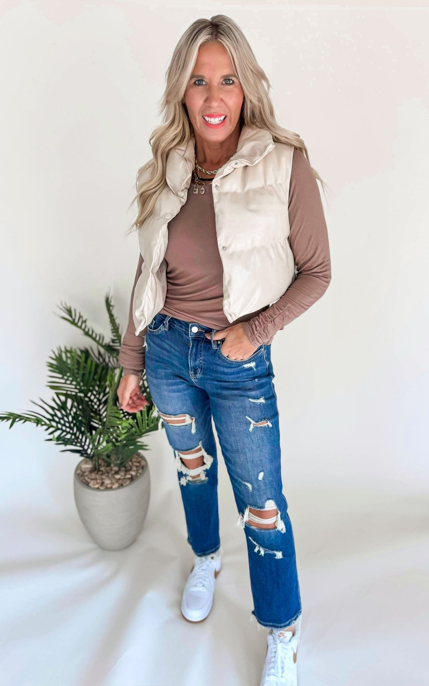 The Essential Long Sleeve Ruched Tunic by Salty Wave *FINAL SALE