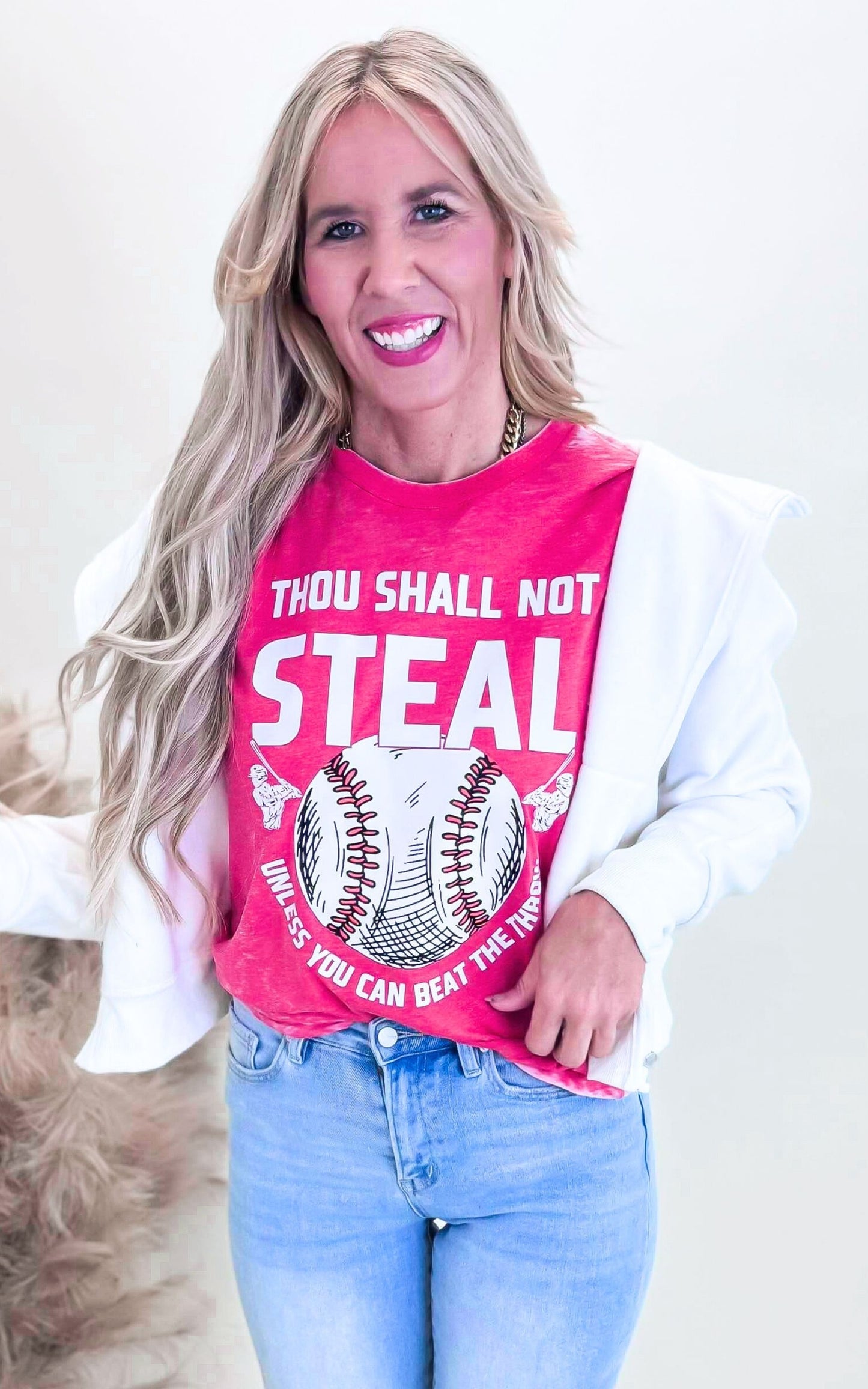 Thou Shall Not Steal Unless You Can Beat the Throw Graphic T-shirt