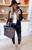 Cozy Nights Black Stripe Sweater Cardigan