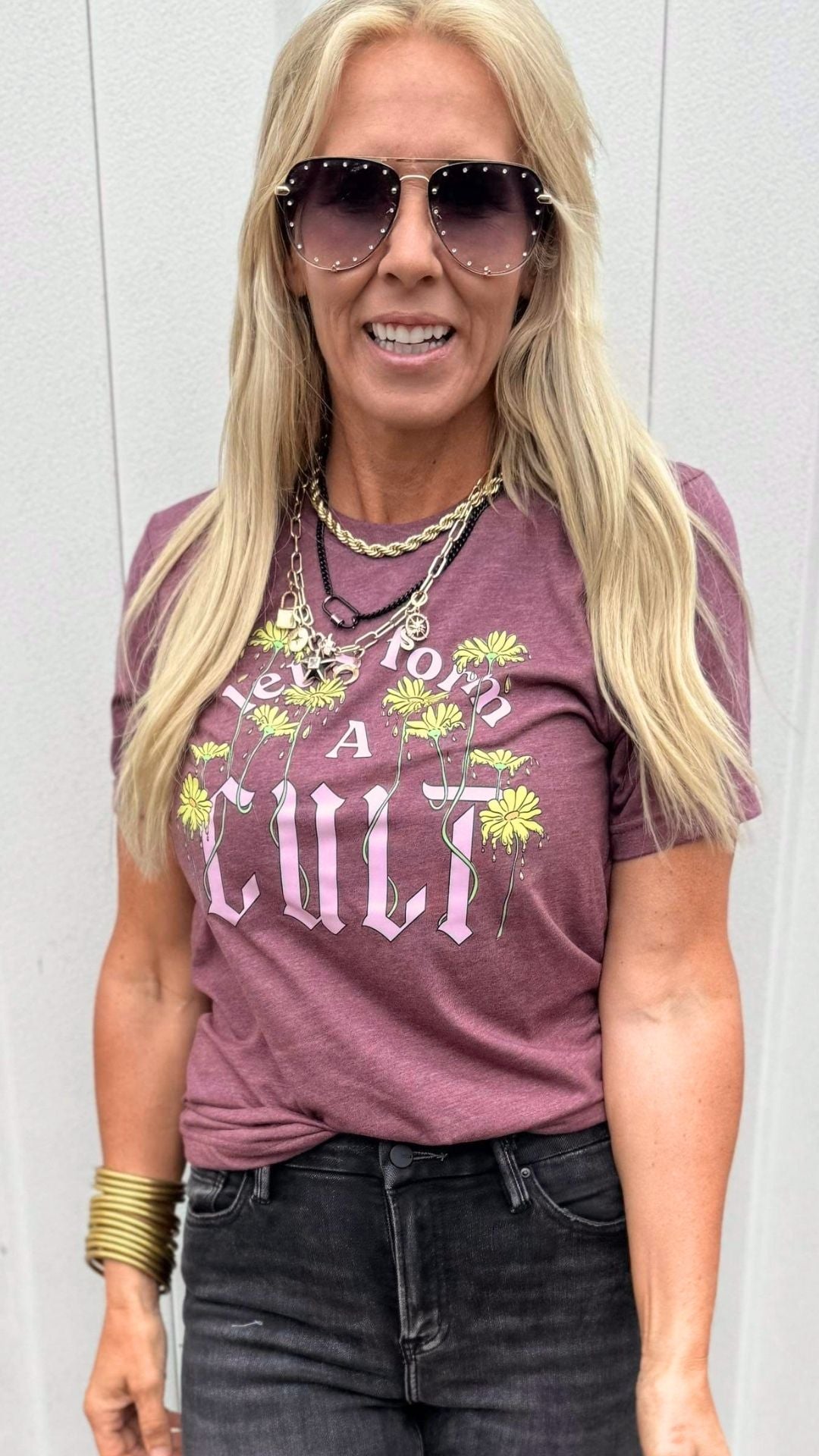 Let's Form a Cult Graphic T-shirt - Final Sale