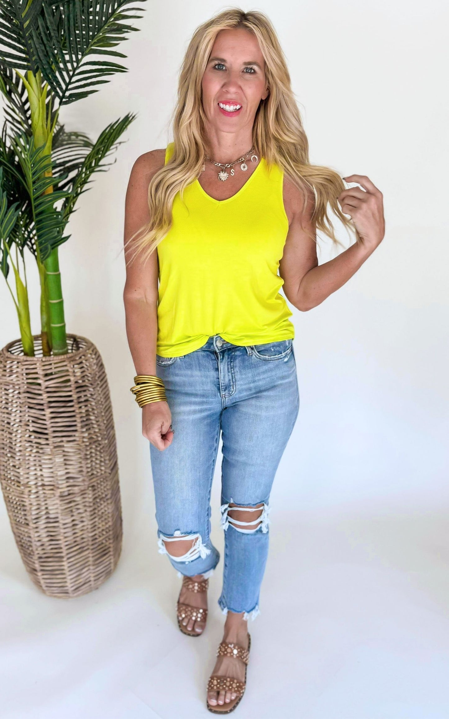 The Perfect V Tank Top by Salty Wave *FINAL SALE