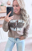 Gameday Football Lightning Pigment Dyed Graphic Sweatshirt - Final Sale