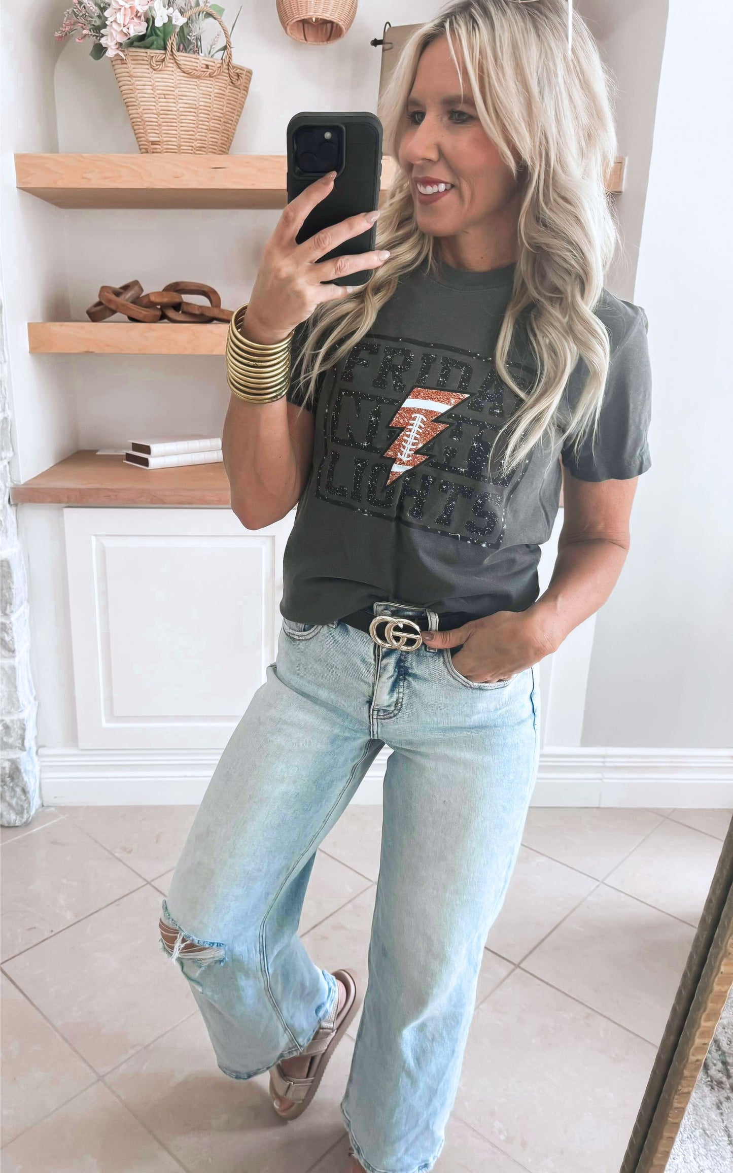 Friday Night Lights Garment Dyed Graphic T-shirt