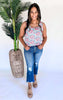 LOVERVET|Spellbound Mid Rise Slant Step Crop Flare Denim Jeans (REG/CURVY) - Final Sale