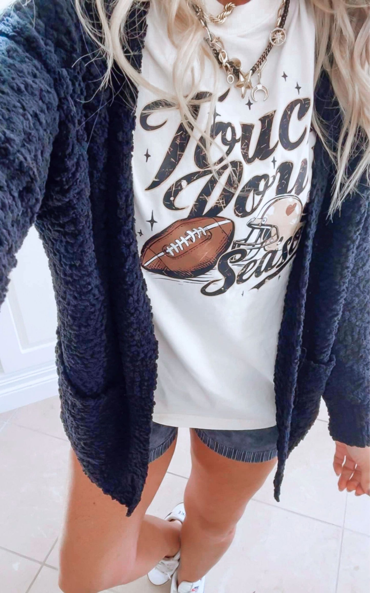 Touchdown Season Garment Dyed Graphic T-shirt
