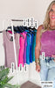 Washed Ribbed Scoop Neck Tank Top * - Final Sale
