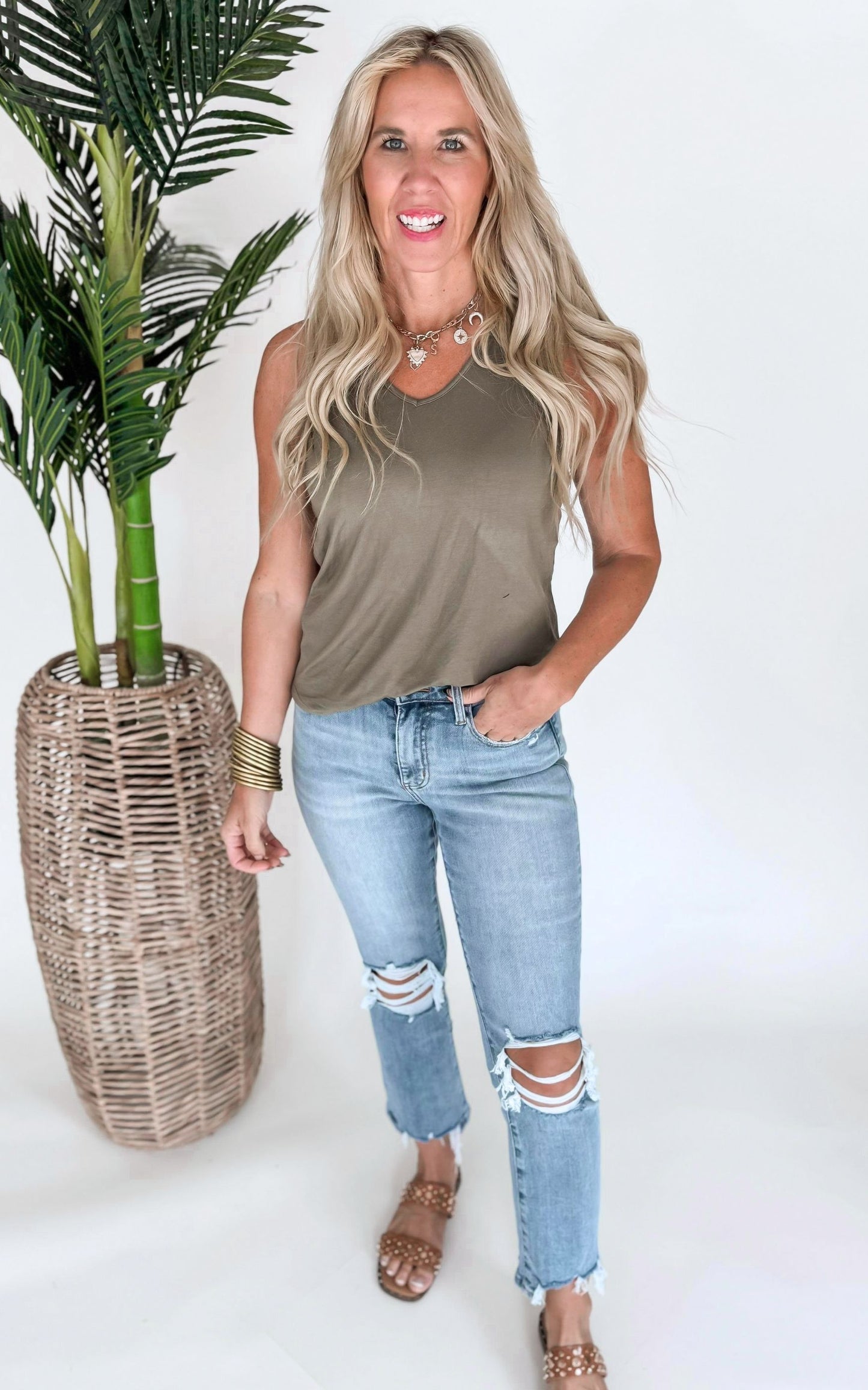 The Perfect V Tank Top by Salty Wave *FINAL SALE