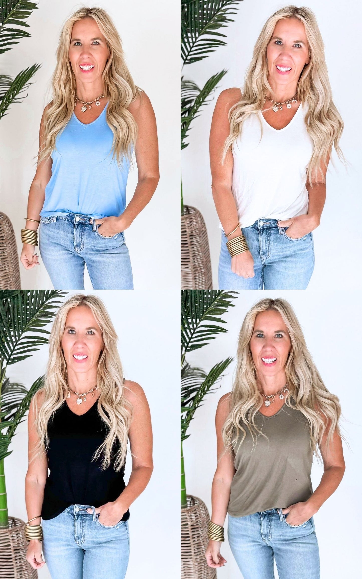 The Perfect V Tank Top by Salty Wave *FINAL SALE