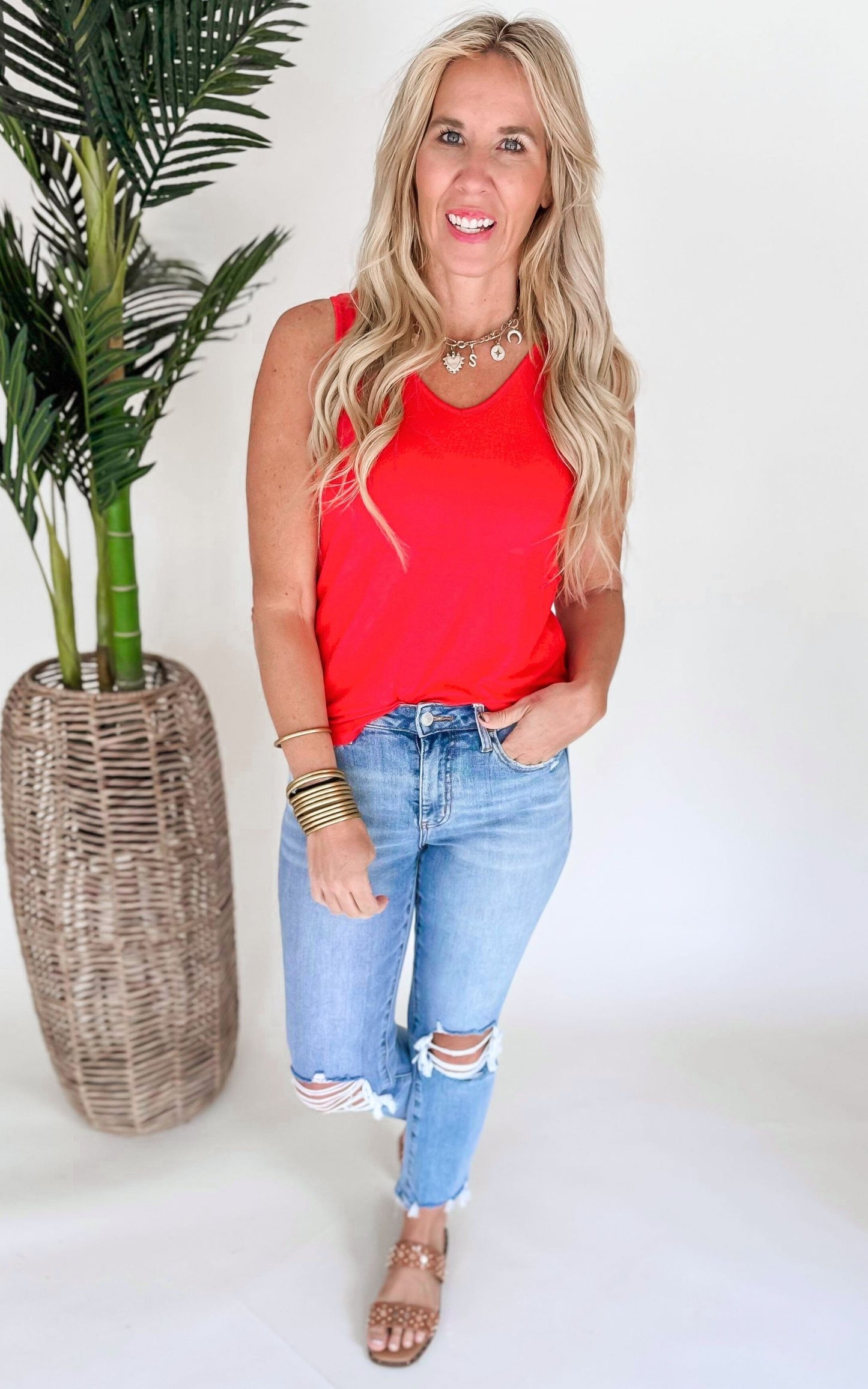 The Perfect V Tank Top by Salty Wave *FINAL SALE