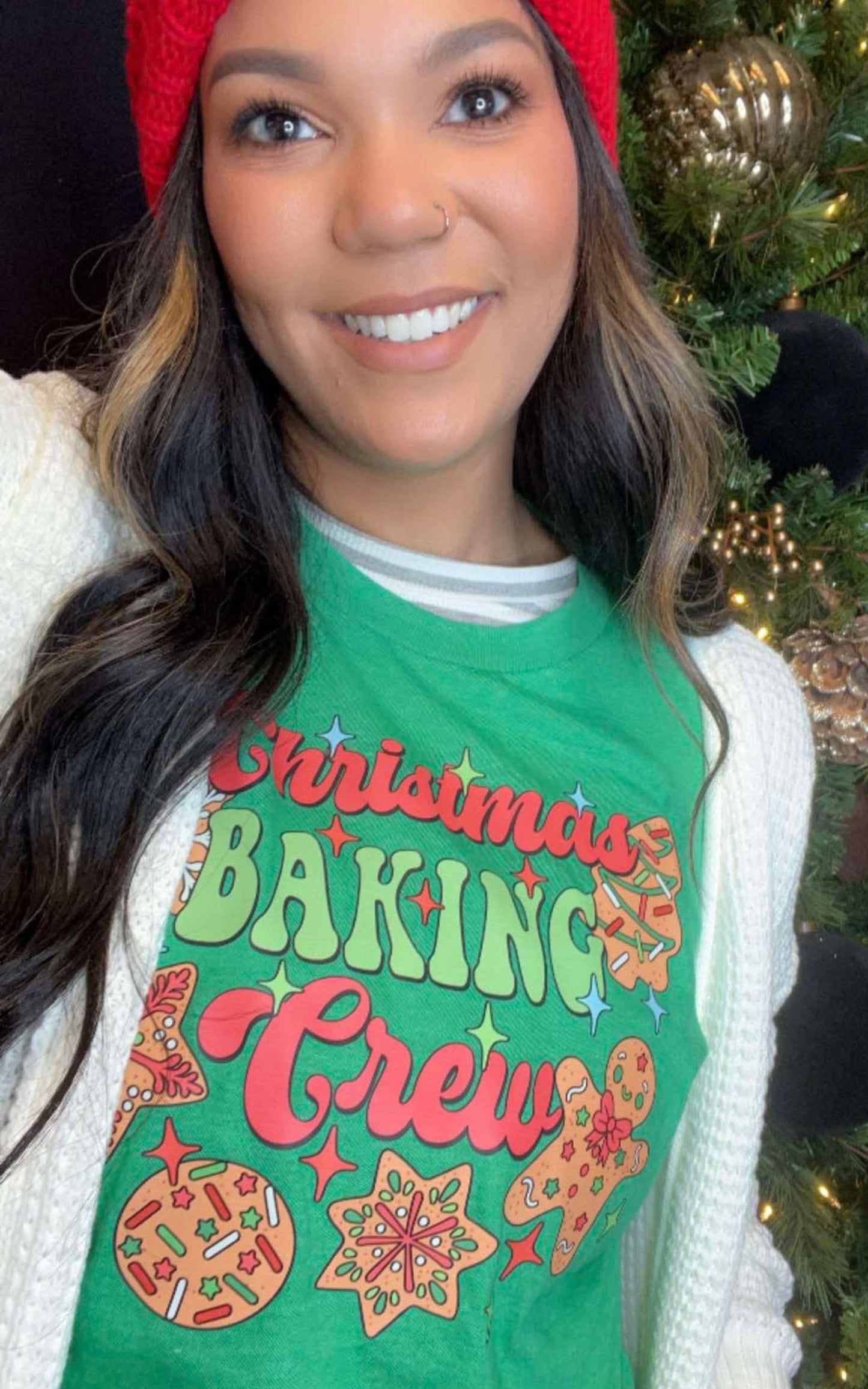 Christmas Baking Crew Graphic T-shirt