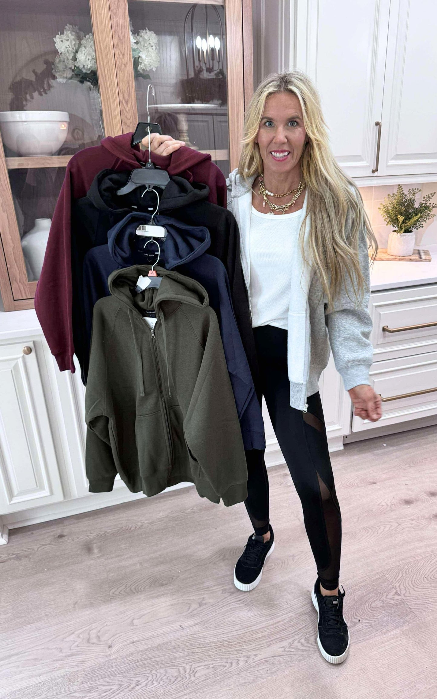 Fleece French Terry Full Zip Jacket | RAE MODE*- Final Sale