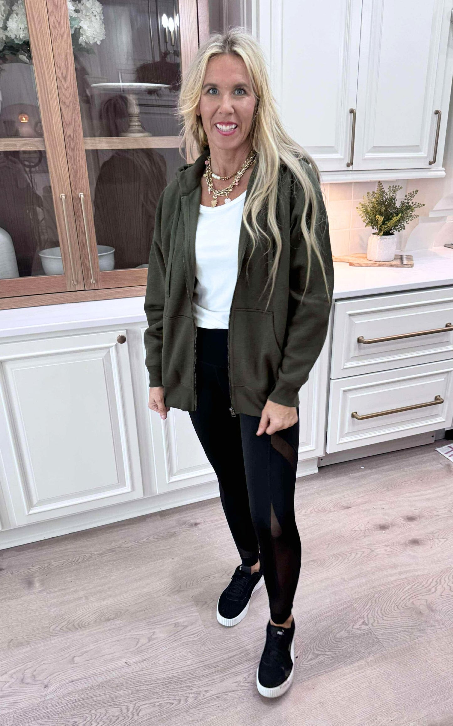 Fleece French Terry Full Zip Jacket | RAE MODE*- Final Sale