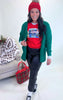Christmas Moving Marathon Pigment Dyed Graphic Sweatshirt** - Final Sale
