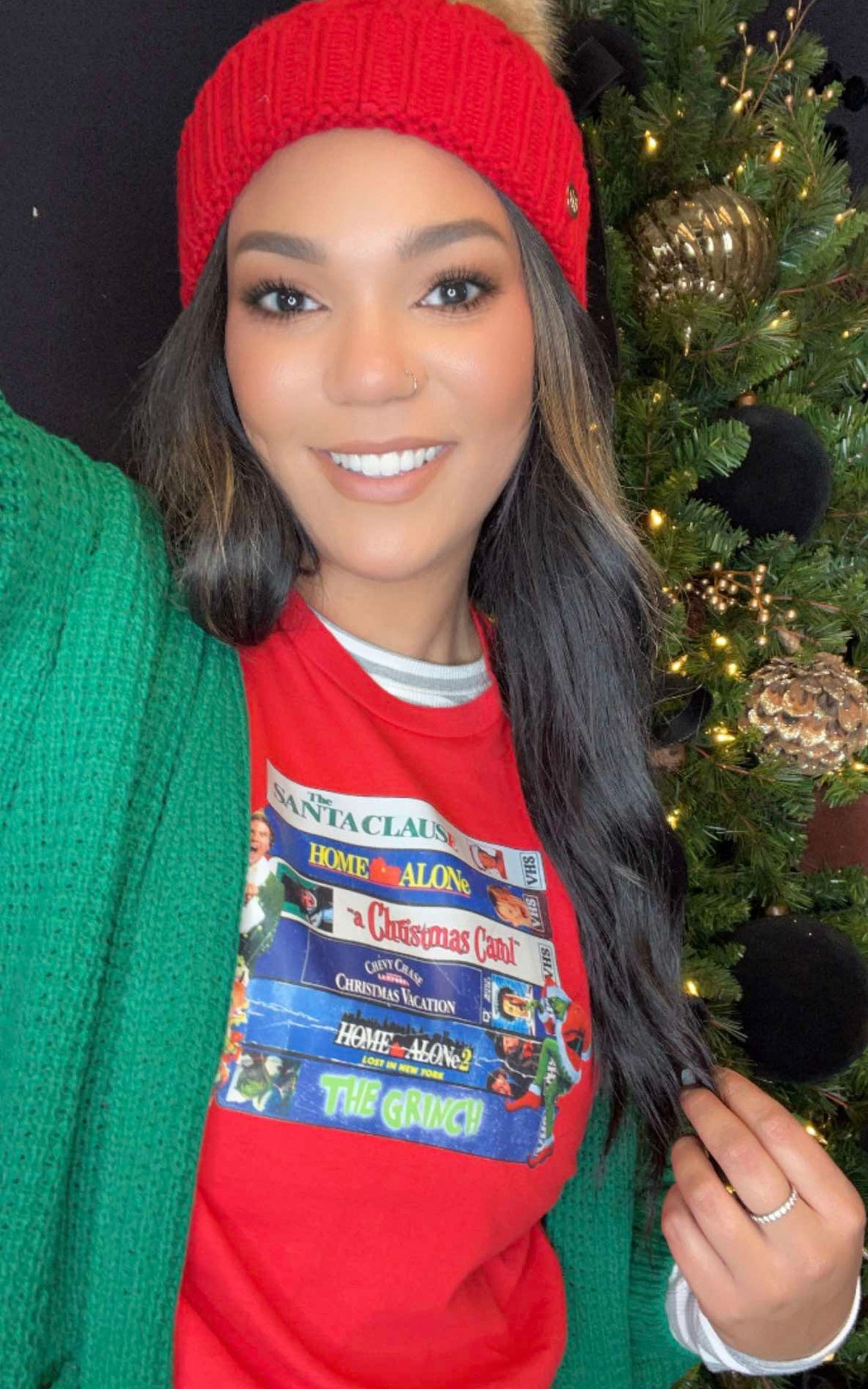 Christmas Moving Marathon Pigment Dyed Graphic Sweatshirt** - Final Sale