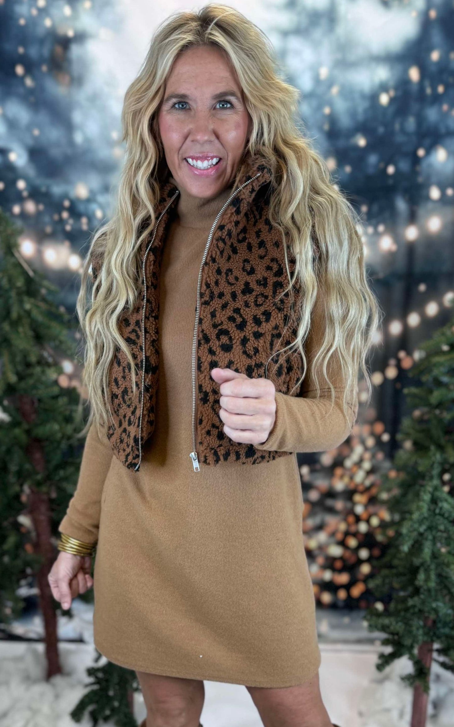 Mock Neck Sweater Dress** - Final Sale