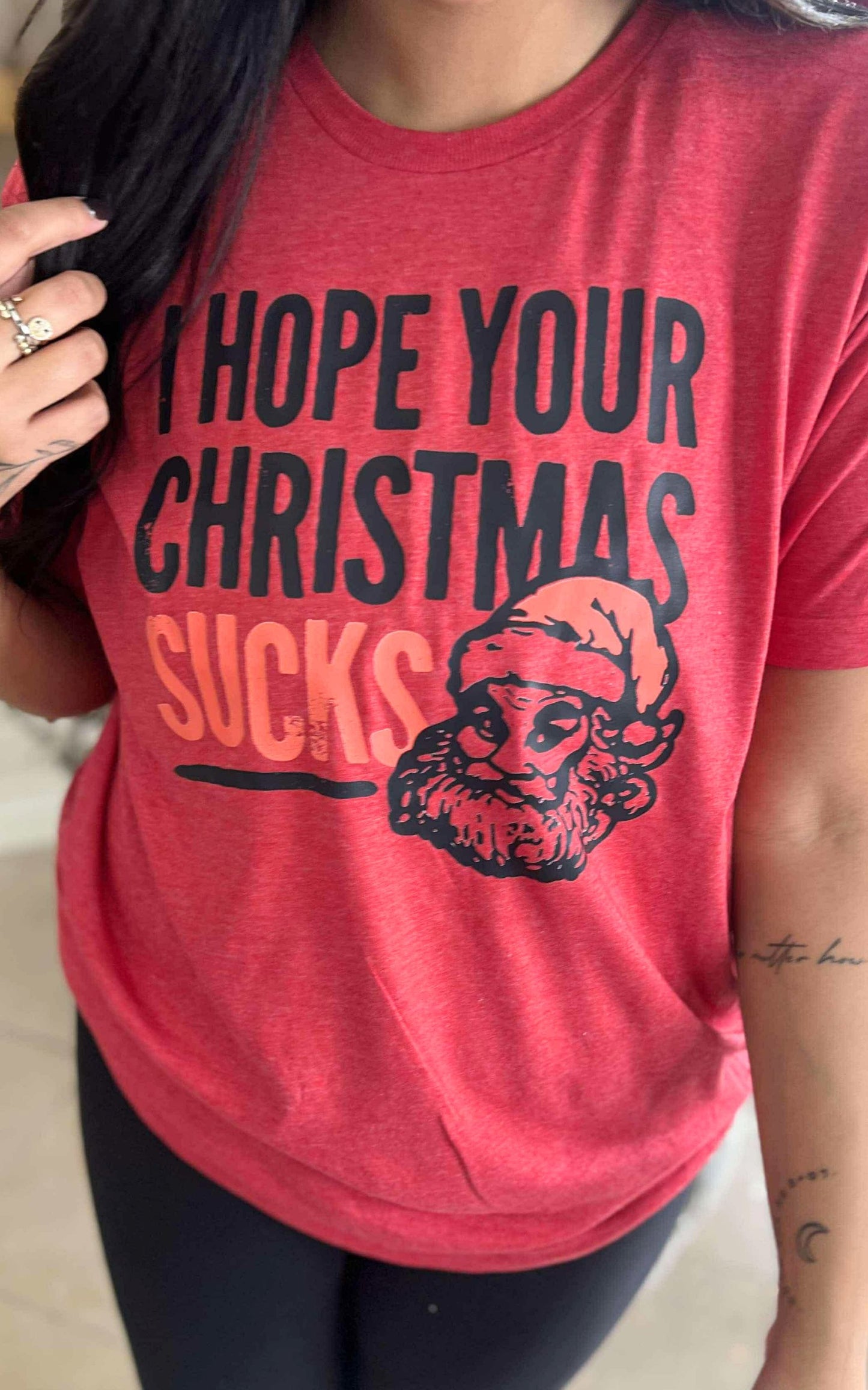 I Hope Your Christmas Sucks Holiday Graphic T-shirt