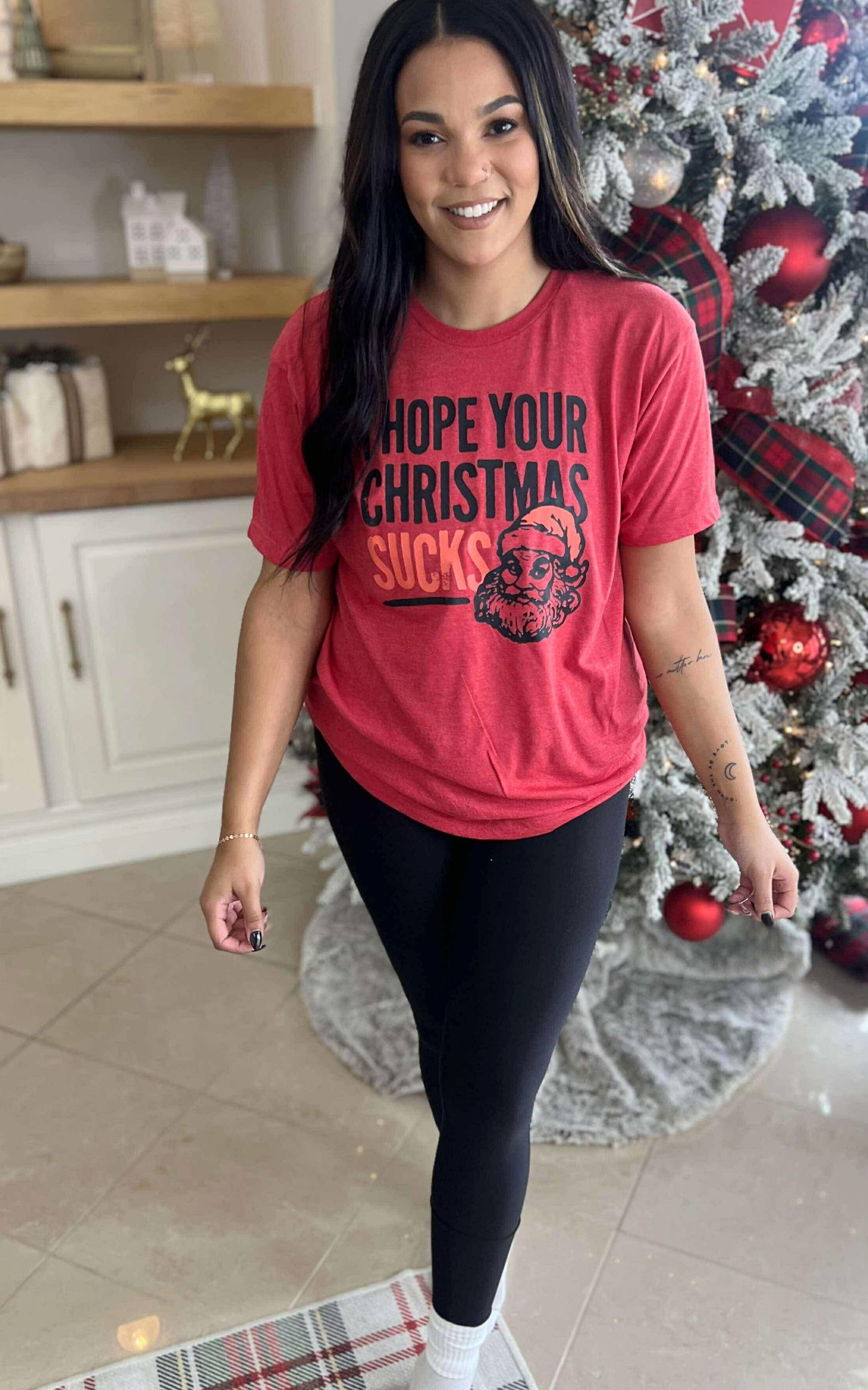 I Hope Your Christmas Sucks Holiday Graphic T-shirt