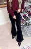 Mica High Rise Trouser Flare Denim Jean** - Final Sale