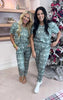 Green Reindeer Jogger Pajama Set by Salty Wave (TOP & BOTTOM)
