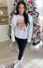 Balls Deep Holiday Heather Grey Graphic Crewneck Sweatshirt**