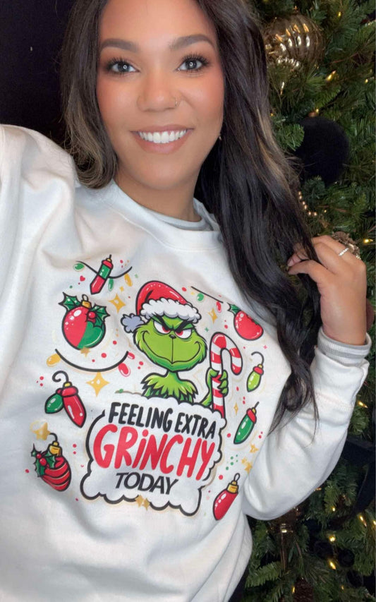 Feeling Extra.. Graphic Crewneck Sweatshirt