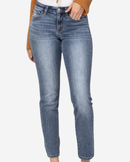 Judy Blue Mid Rise Slim Fit Denim Jean | FINAL SALE