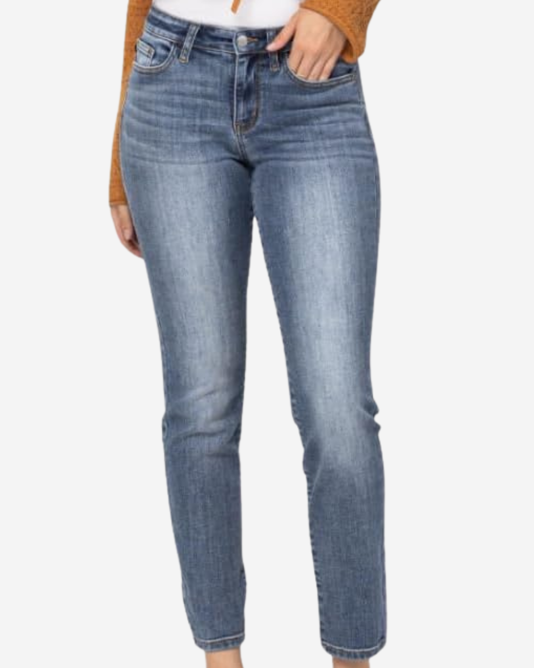 Judy Blue Mid Rise Slim Fit Denim Jean | FINAL SALE