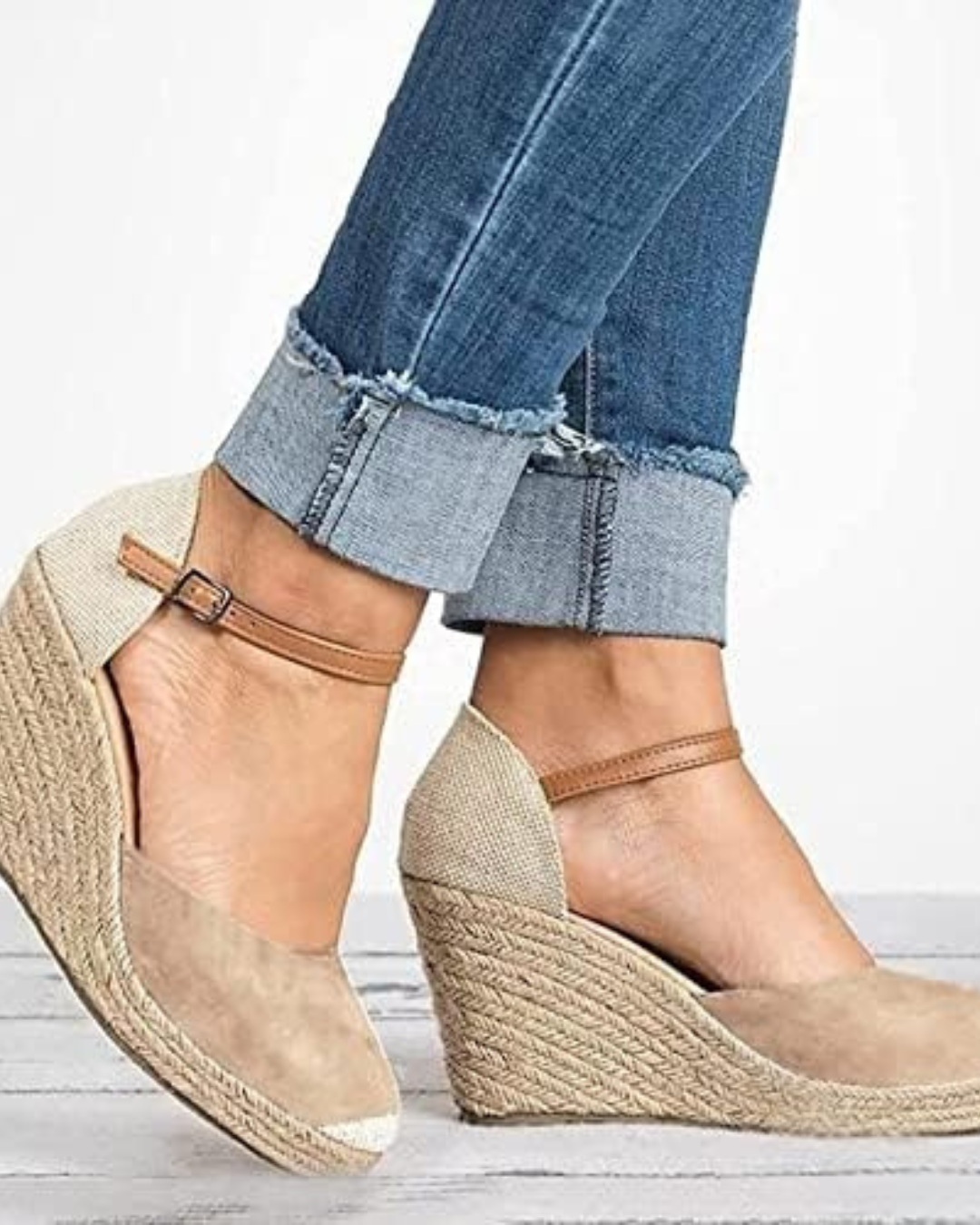 Bohemian Espadrille Wedge Sandal | MODEL SHOE *FINAL SALE