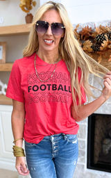 Football Football Football Graphic T-Shirt**