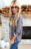 All the Cozy Checkered Charcoal Shacket by Salty Wave **DEAL