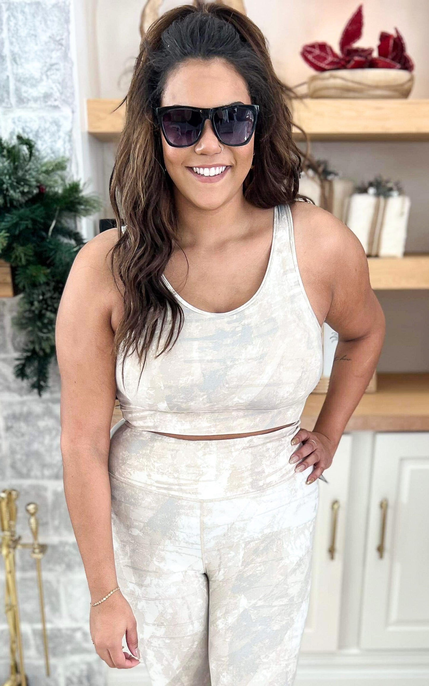 Concrete Open Back Sports Bra | MONO B - Final Sale