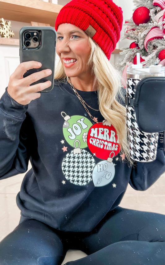 Merry & Joy Crewneck Sweatshirt** - Final Sale