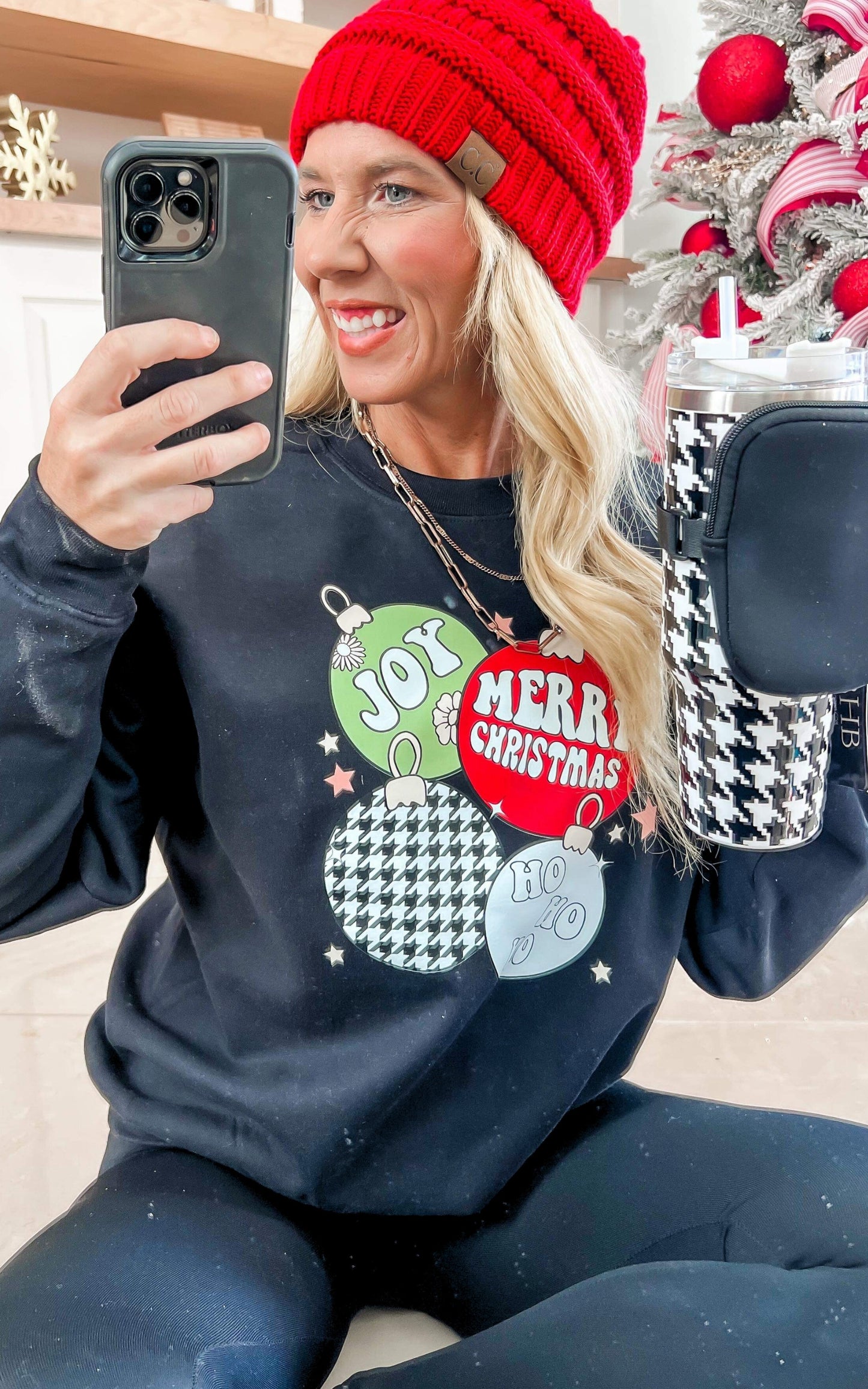 Merry & Joy Crewneck Sweatshirt** - Final Sale