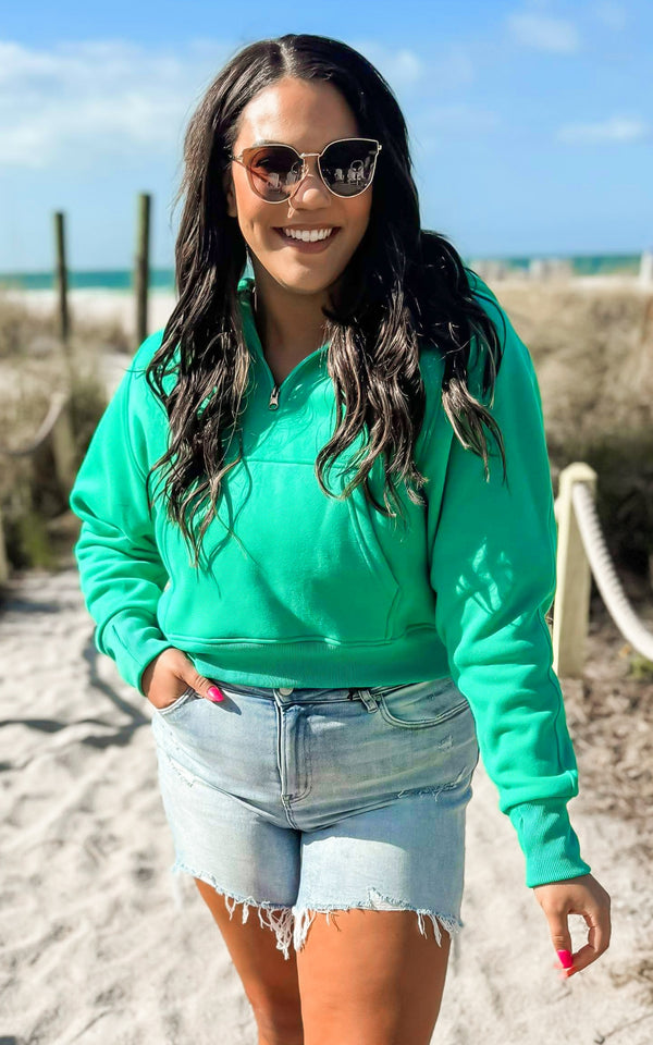 The Ava Everyday Teal Hoodie by Salty Wave